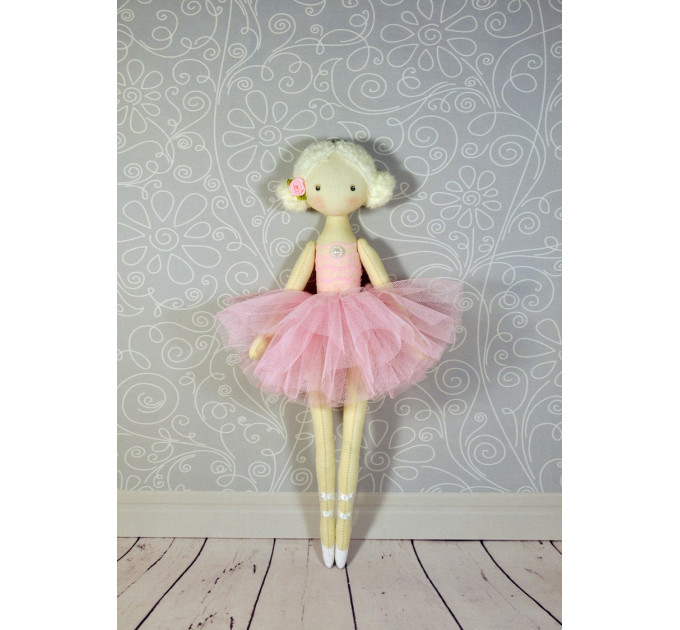 Handmade Ballerina Doll | Handmade Cloth Dolls In Pink Dress 