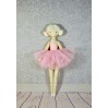 Handmade Ballerina Doll | Handmade Cloth Dolls In Pink Dress 