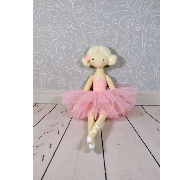 Handmade Ballerina Doll | Handmade Cloth Dolls In Pink Dress 